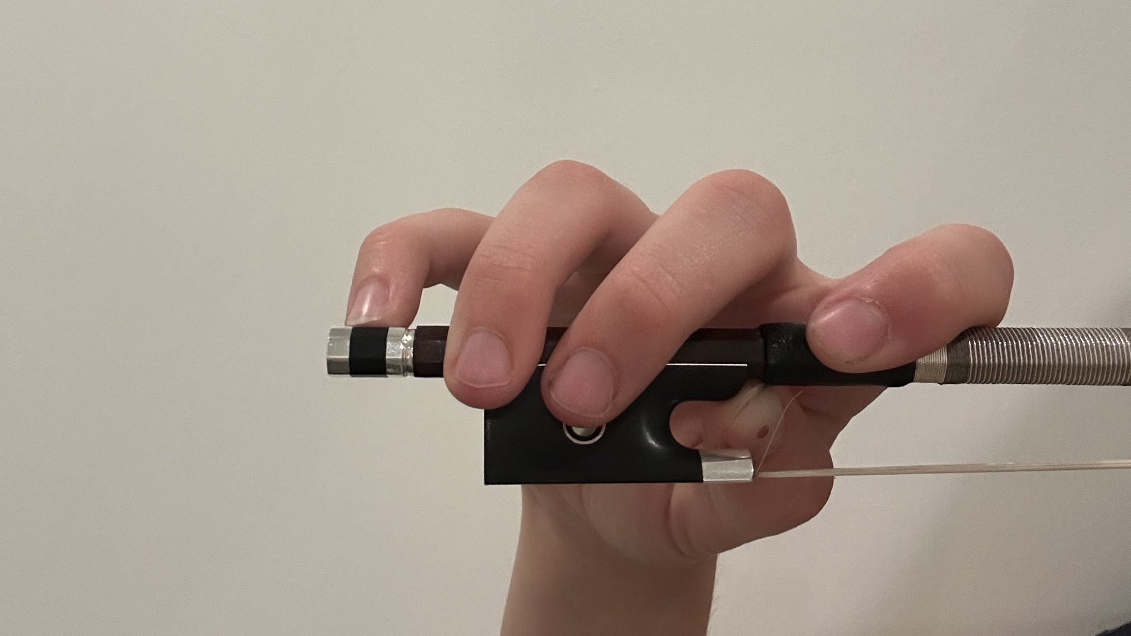 Violin bow hold